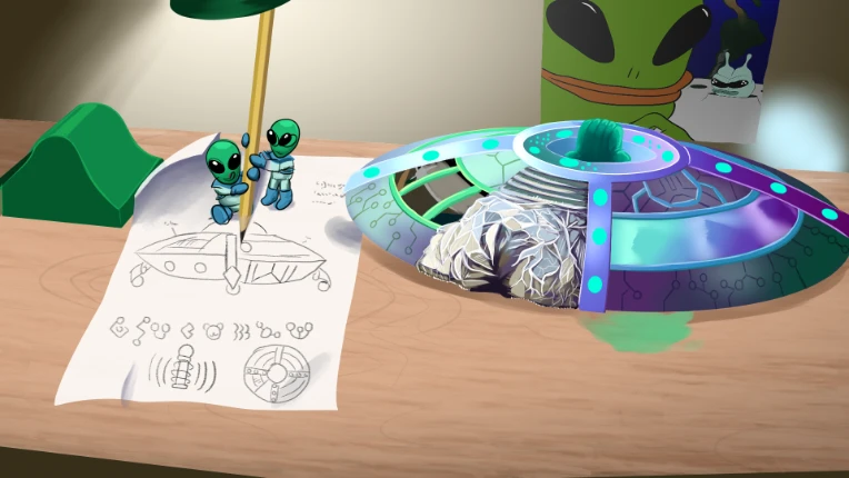 Cute Little Aliens: helping Hand by Earthquake87 on Newgrounds