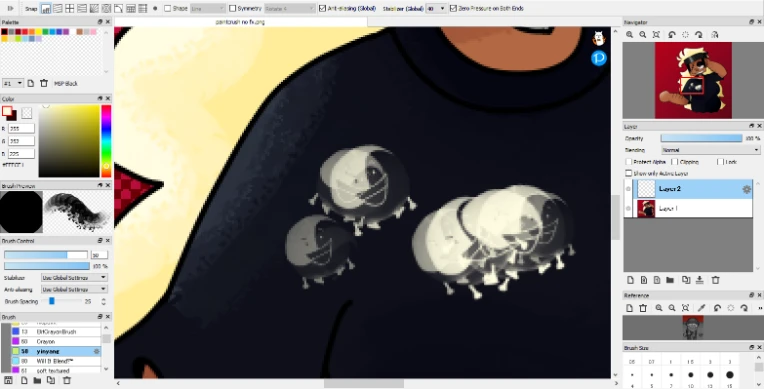 who is this random by crystallineBarbasol on Newgrounds