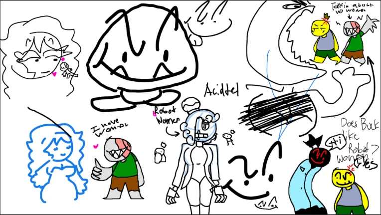 Sketch Collab Doodles by aplovestudio on Newgrounds