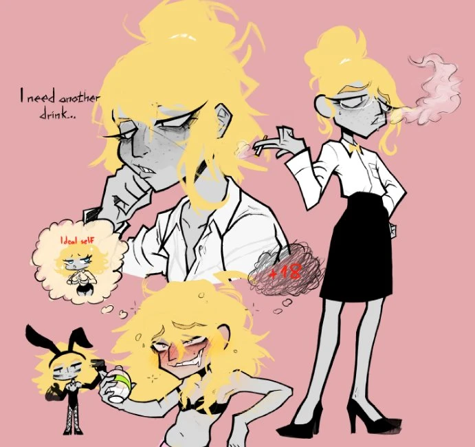 Lúcia with a stupid dress by nucleargore on Newgrounds