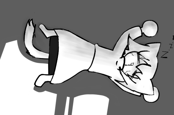 Neco Arc Chaos Sleeping by LillyAlbarn on Newgrounds