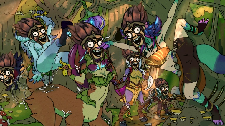 Curiousity in the forest by destruteka on Newgrounds