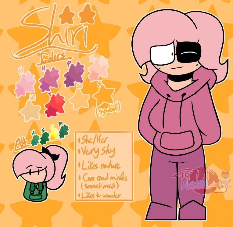 All of my refs of my ocs by TalentedCarrie on Newgrounds