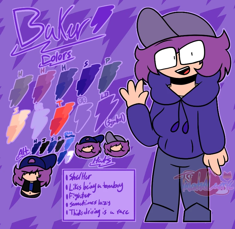 All of my refs of my ocs by TalentedCarrie on Newgrounds