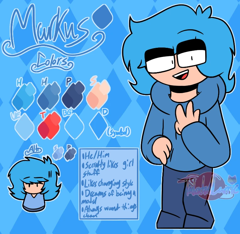 All of my refs of my ocs by TalentedCarrie on Newgrounds