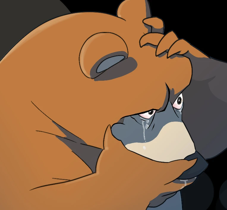 Grief Bear and his chicks by Mila-mm on Newgrounds