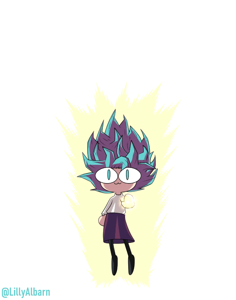 Super Saiyajin Neco Arc the legendary warrior by LillyAlbarn