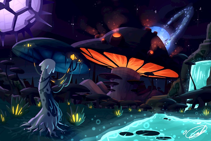 Mushroom Mangroves by DynamoToon on Newgrounds