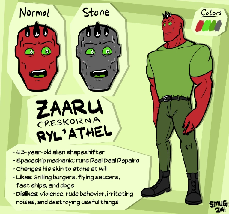 Zaaru & Yurrok Ref Sheets (V2 Update) by Smugarug on Newgrounds