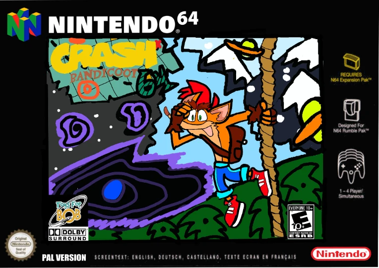Crash Bandicoot 64 by ISAACELURBANO on Newgrounds