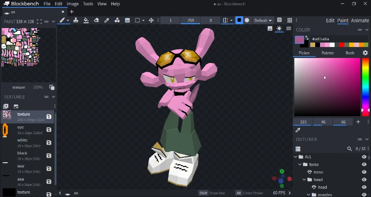 edgy axolotl girl thing (OC) by jackalocked on Newgrounds